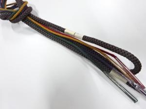 未使用品　正絹　手組帯締め